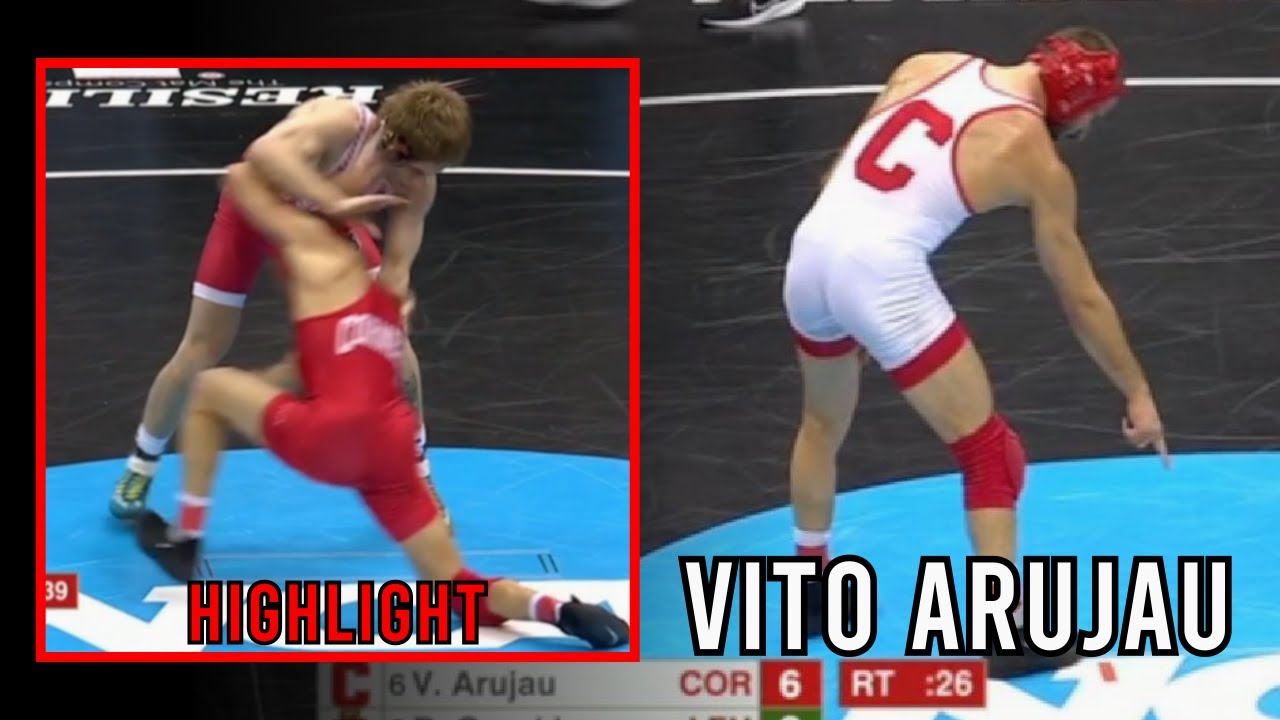 Collar Tie, Drag, Elbow Pass - Vito Arujau 2024 NCAA Highlights