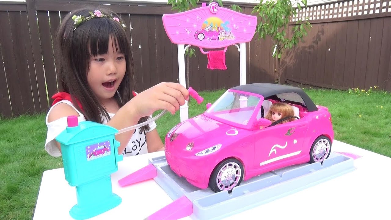 Pink Car Wash ピンクの車で英語のレッスン