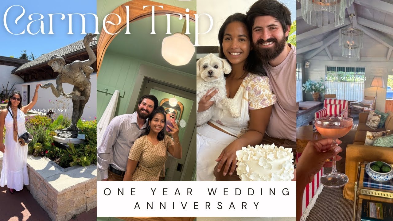 One Year Wedding Anniversary Trip | Carmel, Big Sur & Monterey