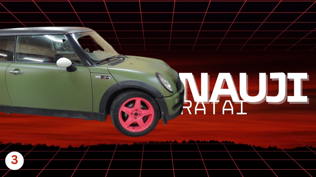 MINIUKAS GAVO NAUJUS RATUS: PIRMAS VAIZDAS ŠOKIRAVO