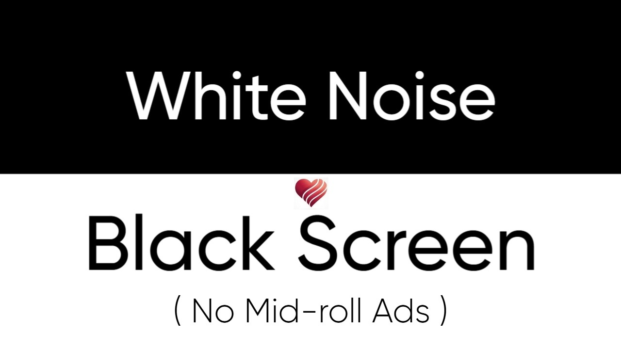 Black Screen | White Noise | 12 Hours of Deep Focus Tone for Mindfulness and Study (No Mid-roll Ads)