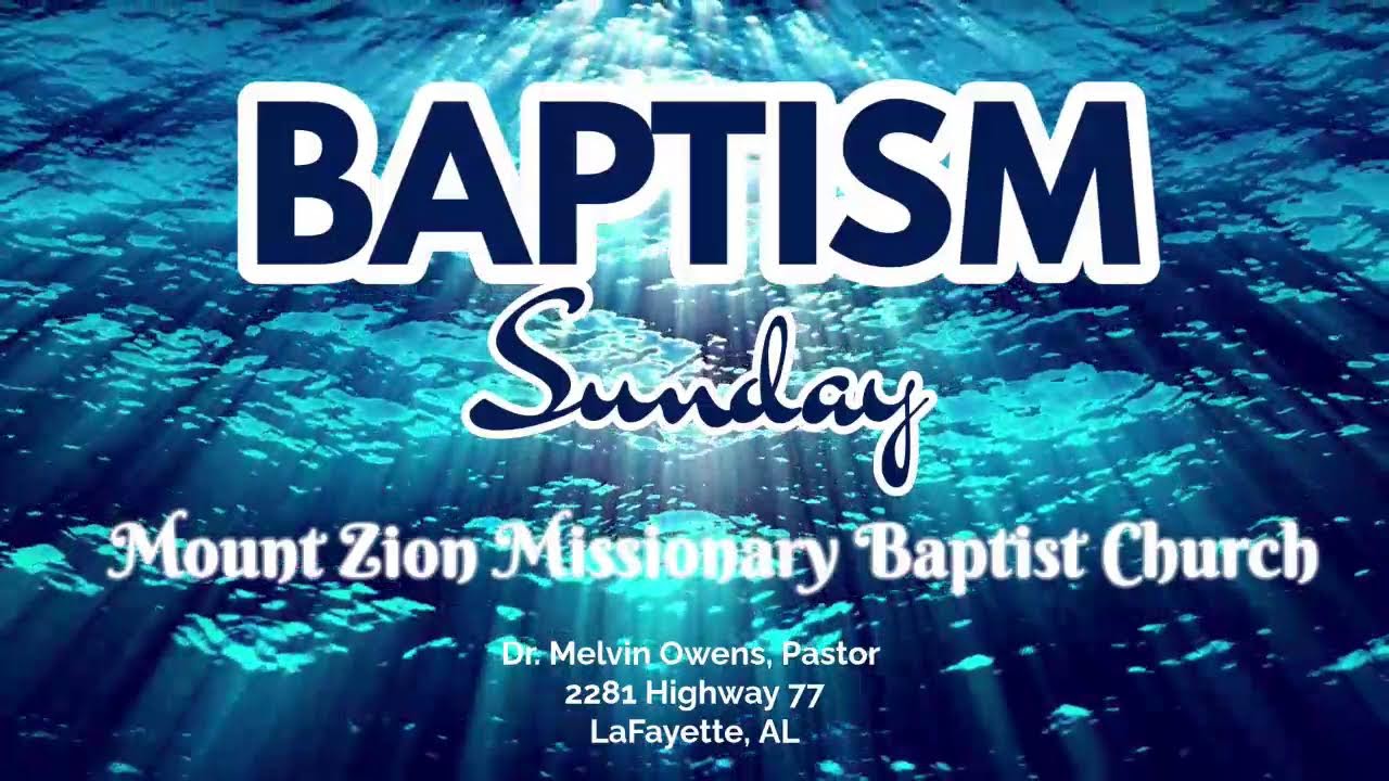 Mt. Zion Missionary Baptist Church Lafayette, AL Live Stream