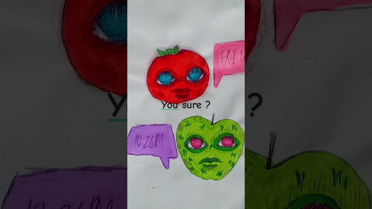 fruit drawing lol #artyoutube #drawwithme #sketchbook