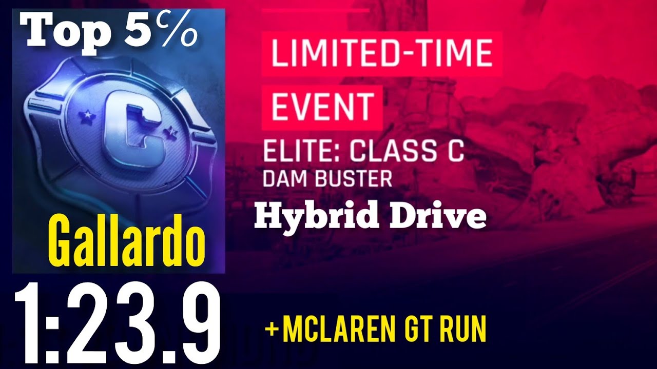 Asphalt 9 | Elite Class C  | By McLaren GT , Gallardo | Hybrid Touch Drive | Dam buster