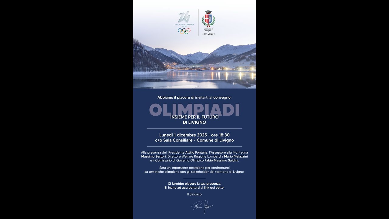 Convegno Olimpiadi | 01-12-2025
