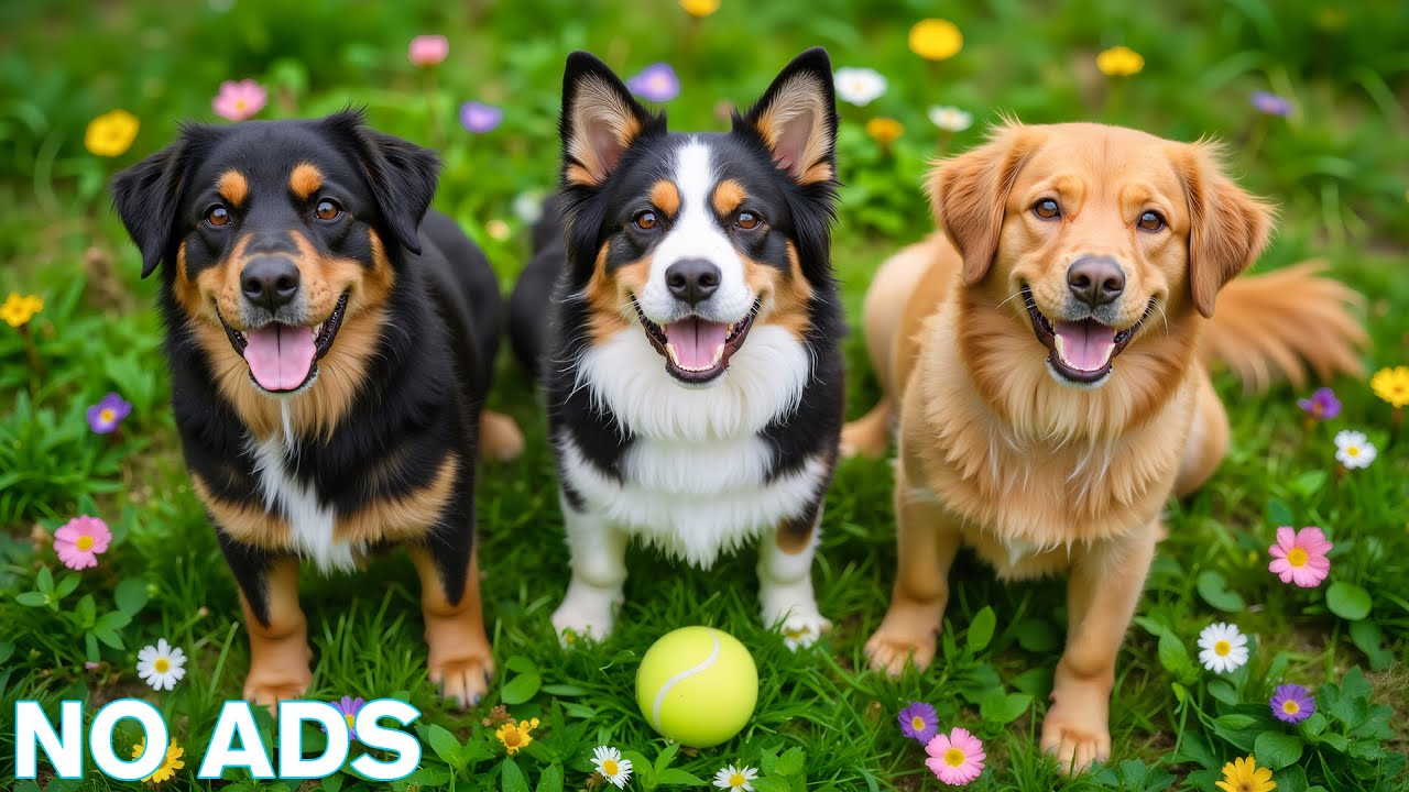 12 HOURS of Dog TV for Dogs to Watch 🐶 Relax Dogs When Home Alone - Anti-Stress & Music for Dogs