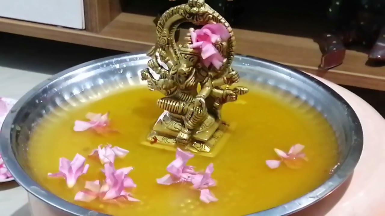 Varahi amman abhishekam Poojai 🙏😇#varahiamman #supportus