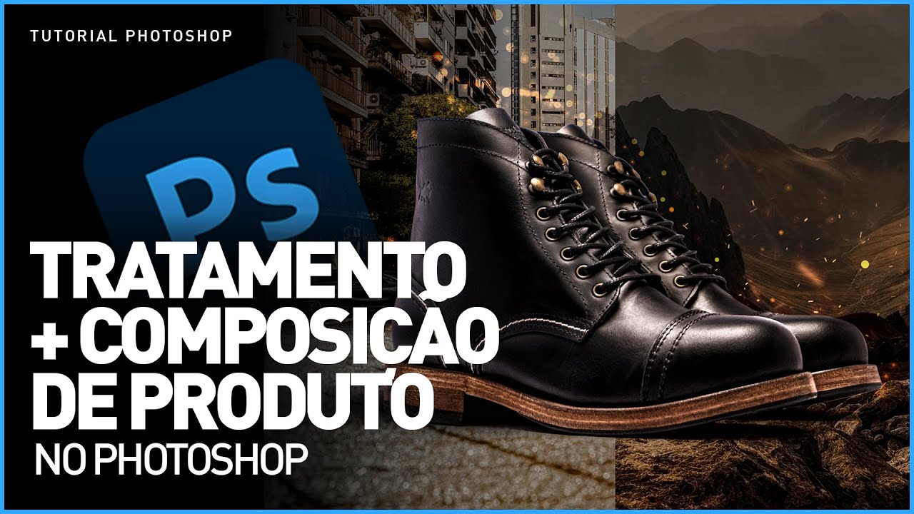 COMO FAZER TRATAMENTO DE FOTO + COMPOSIÇÃO de um produto no Photoshop