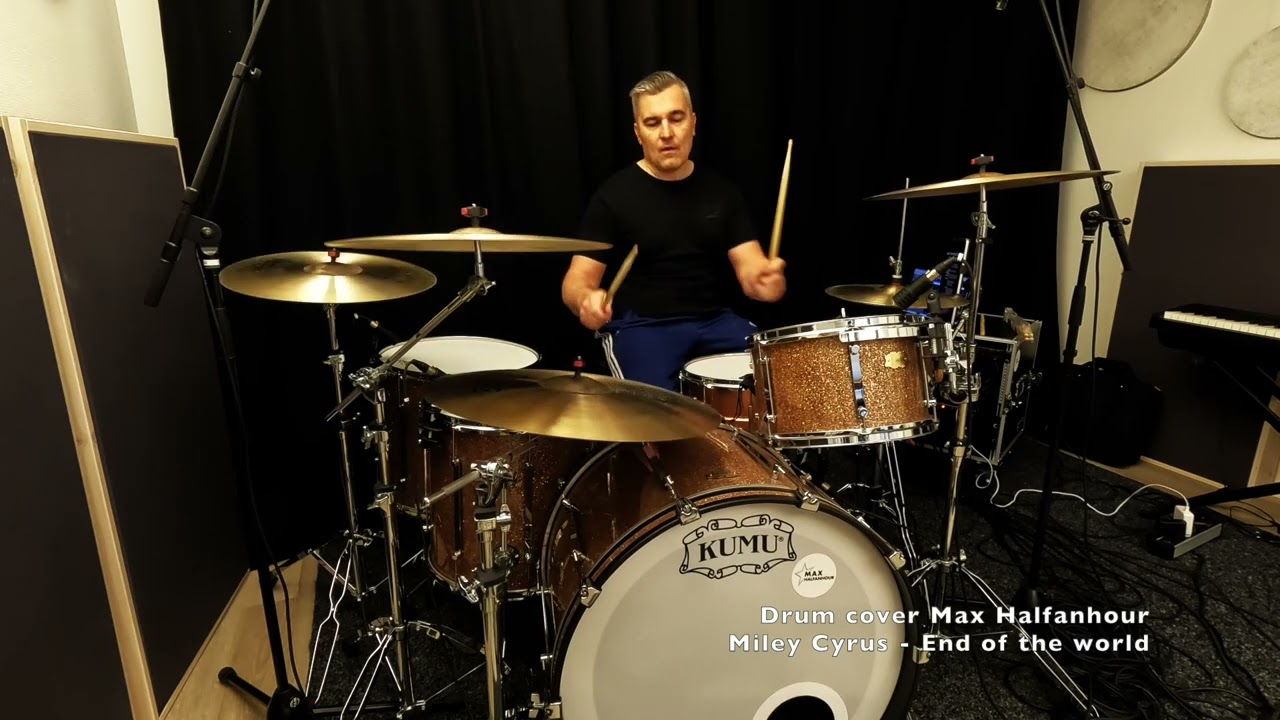 Drum cover MaxHH: Miley Cyrus - End of the world