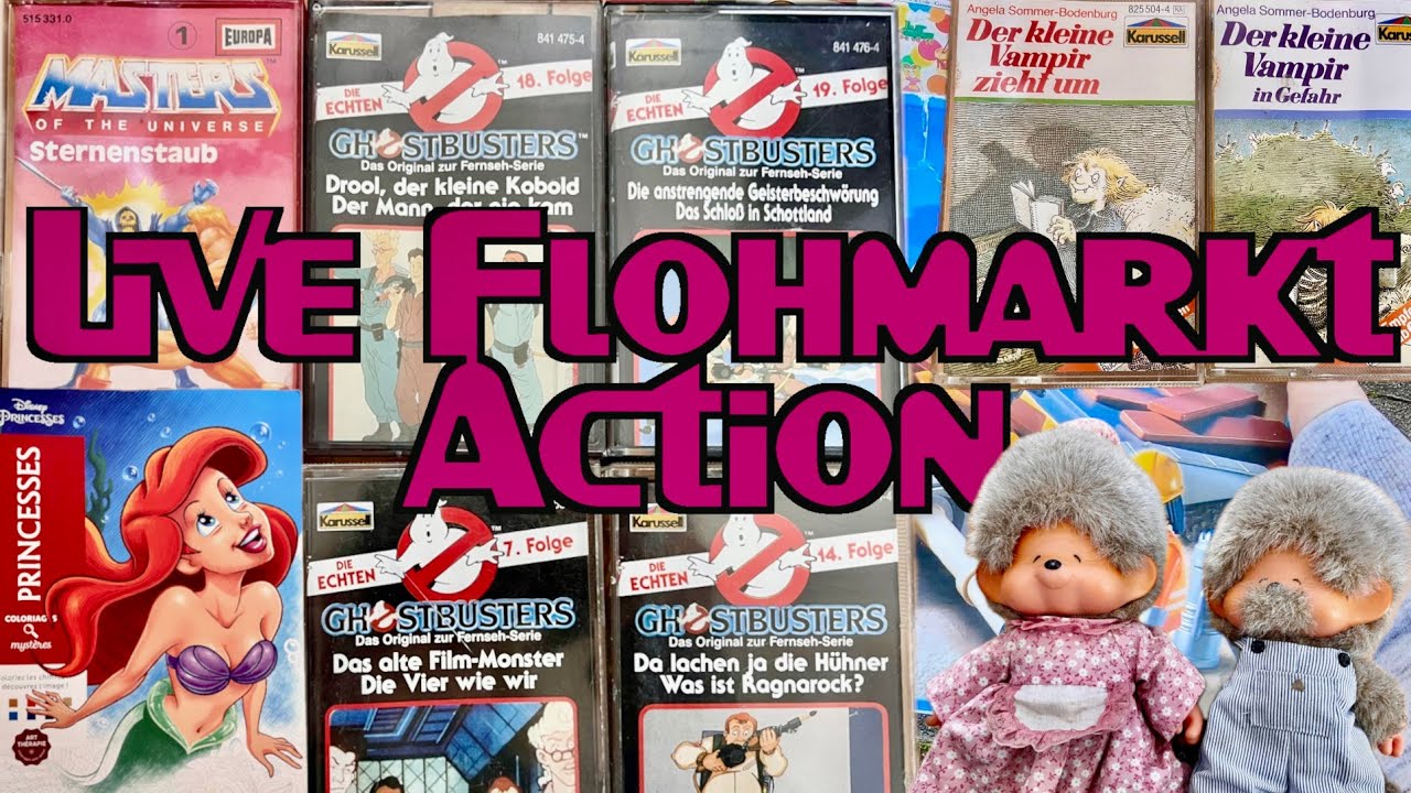 RTT #126 : Live Flohmarkt Action *Vintage Kassetten und Retro PC Game*
