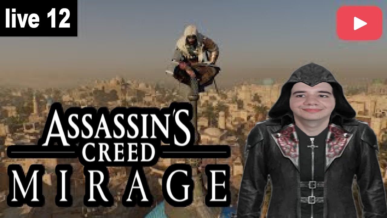 Assassin's Creed Mirage PS4 jogando no PS5 gameplay live 12 FINAL.