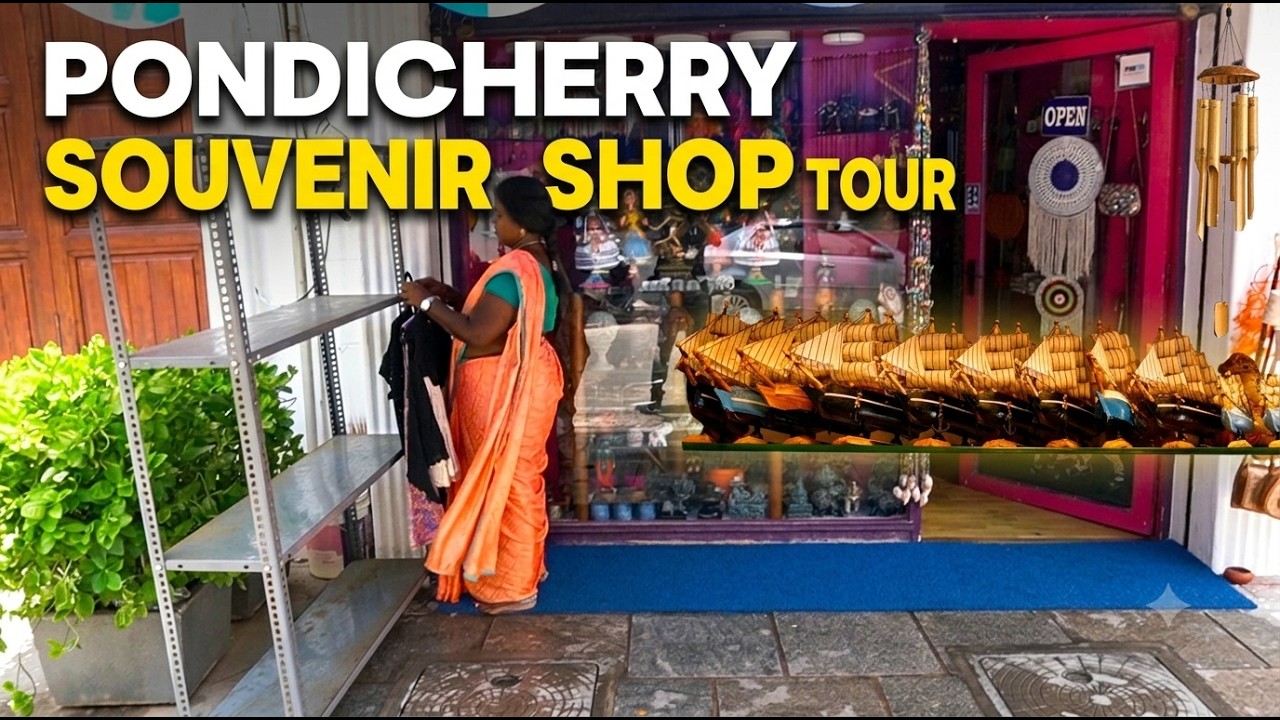 Handmade Indian Crafts, Goddess Statues, Leather Bags & More | Puducherry Shopping 2025