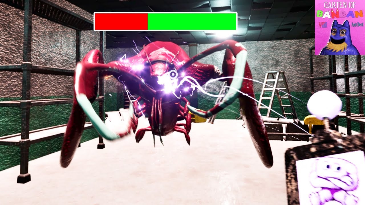 Garten of Banban 8 Anti Devil Jumpscares & Boss Fight - Clawrenzo with HEALTH BARS