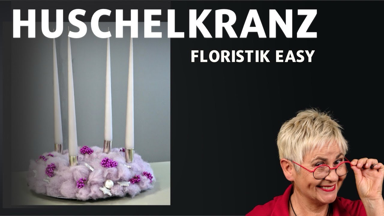 Huschelkranz - Easy & Flauschig |  Floristik Easy