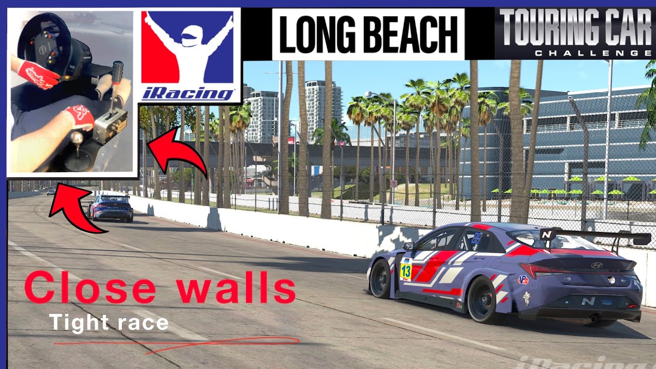 LONG BEACH | Touring Car Challenge | iRacing | Thrustmaster T300RS