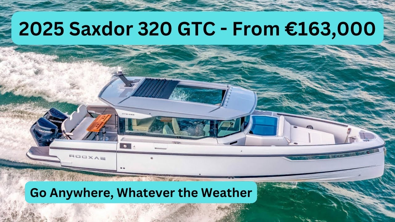 Экскурсия по выставке лодок Saxdor 320 GTC — от 163 000 евро / куда угодно и в любую погоду