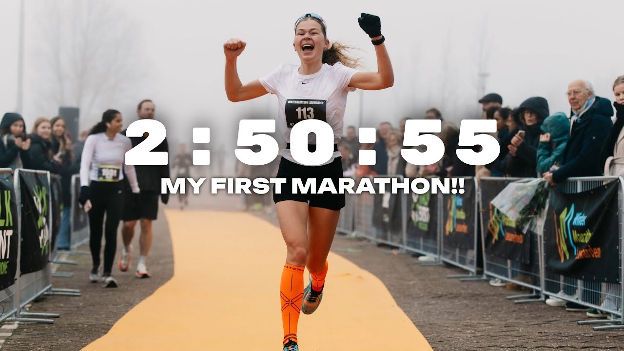 MY FIRST MARATHON | 2:50:55 🥇✨