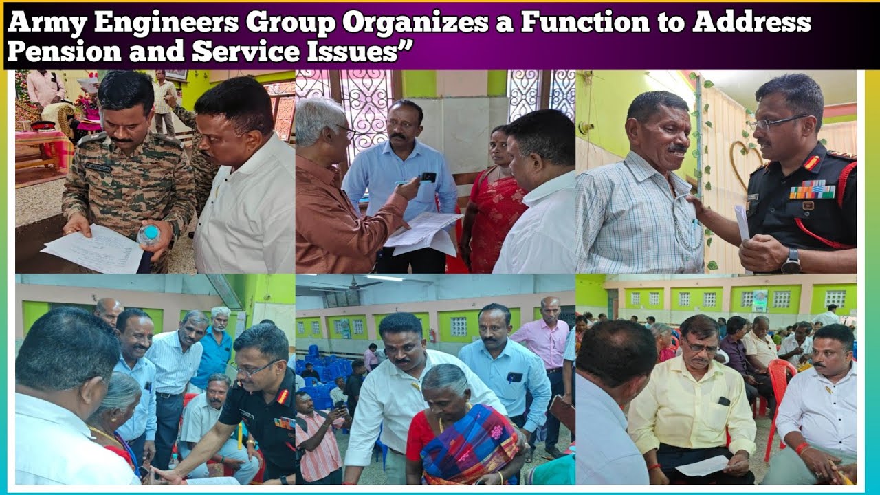 Army Engineers Group Organizes a Function to Address Pension and Service Issues”