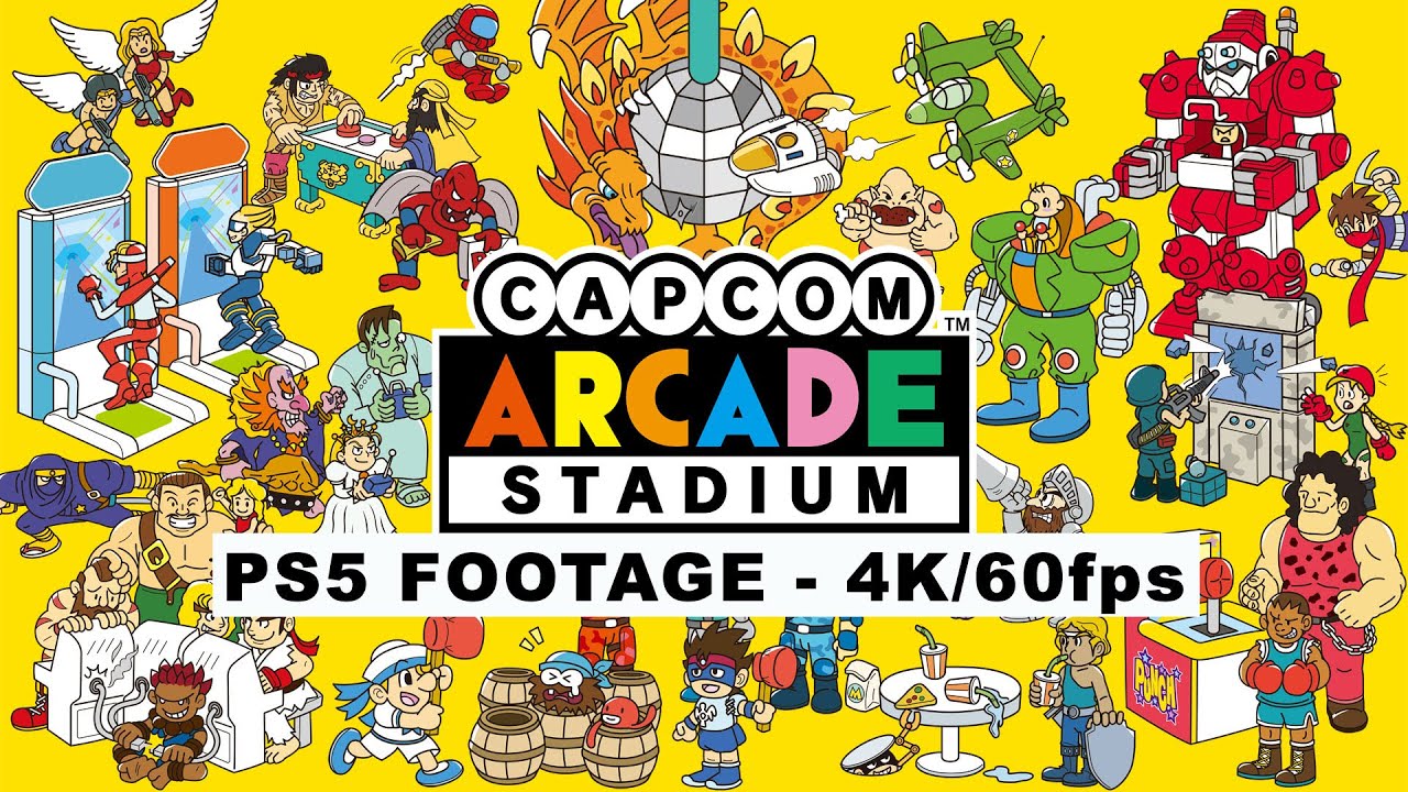 Capcom Arcade Stadium - PS5 Gameplay | via PS4 BC [4K/60fps capture]