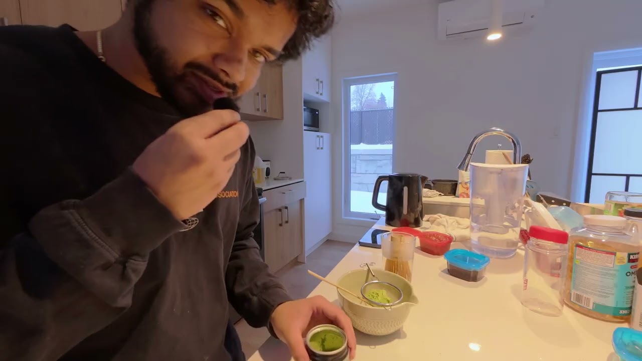 ASMR Матча на рождественскую тематику 🍵 🎅