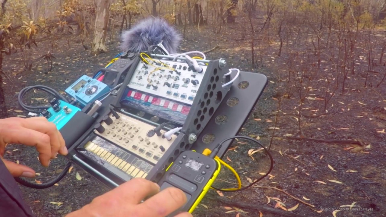 THE HEALING OF THE ASHES: Outdoor Dawless Jam Volca Modular & Keys + BlueSky #Jamuary2020 Day 2