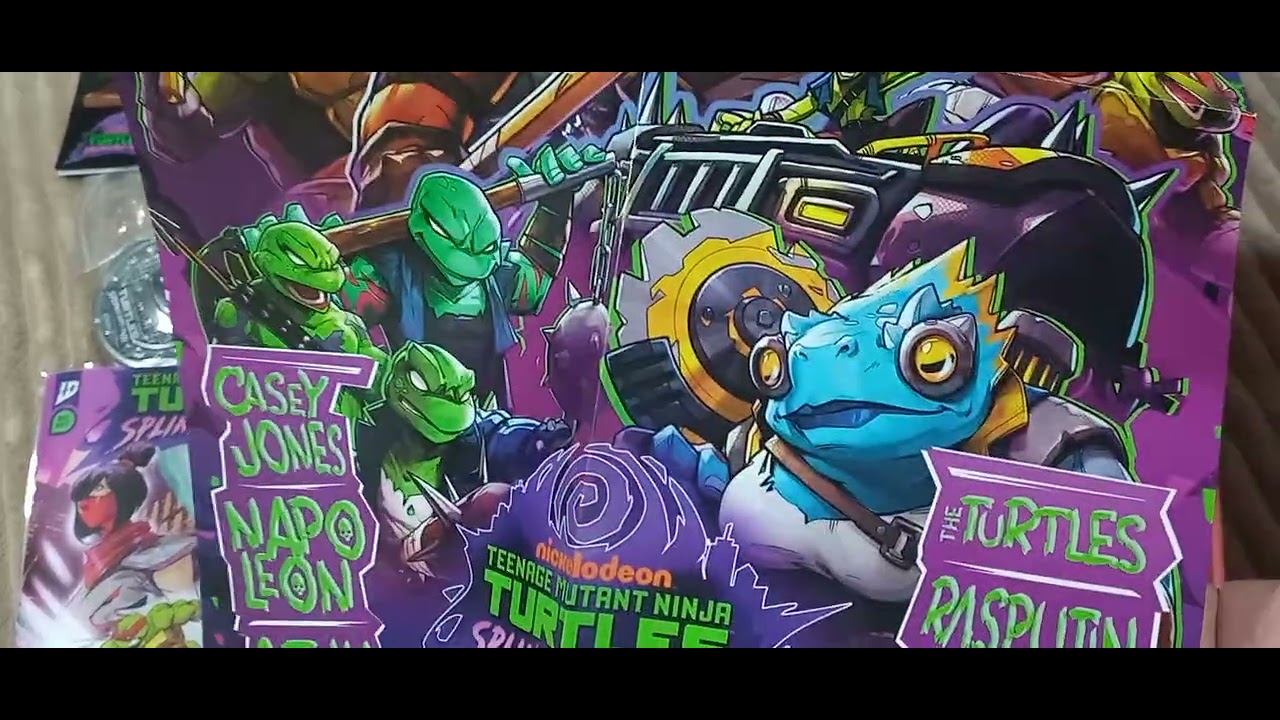 TEENAGE MUNTANT NINJA TURTLES SPLIITERED FATE PIPIN HOT COLLECTOR EDITION[UNBOXING]CHRYSGEEK