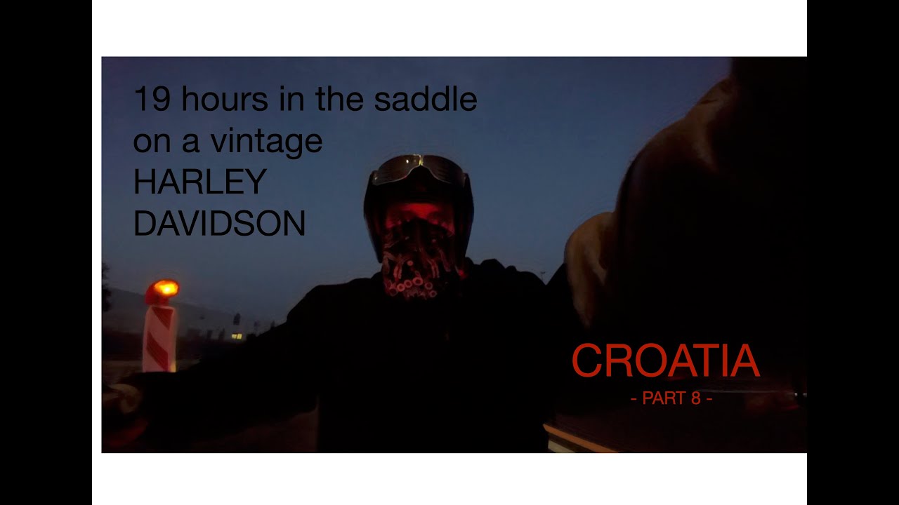 The long way home... or 19 hours in the saddle on a vintage Harley Davidson.