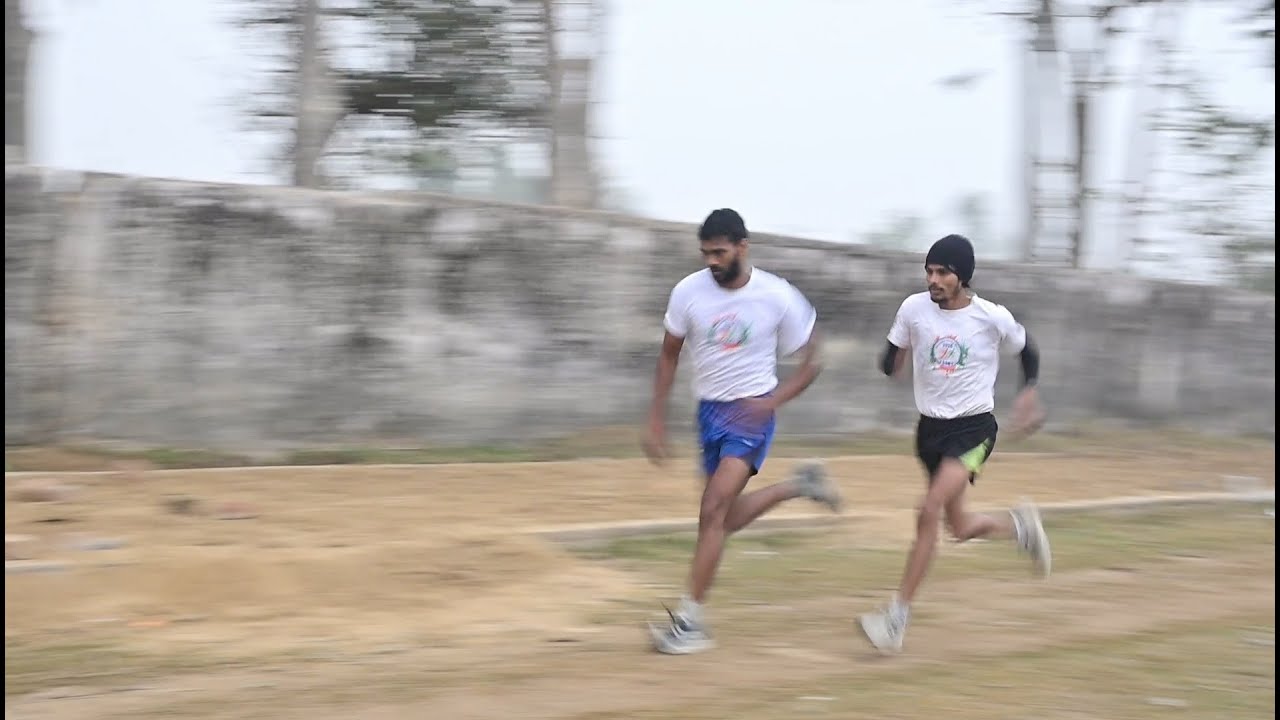 Bihar Police or Army 1600m live timing test #1600m #1600m timing test