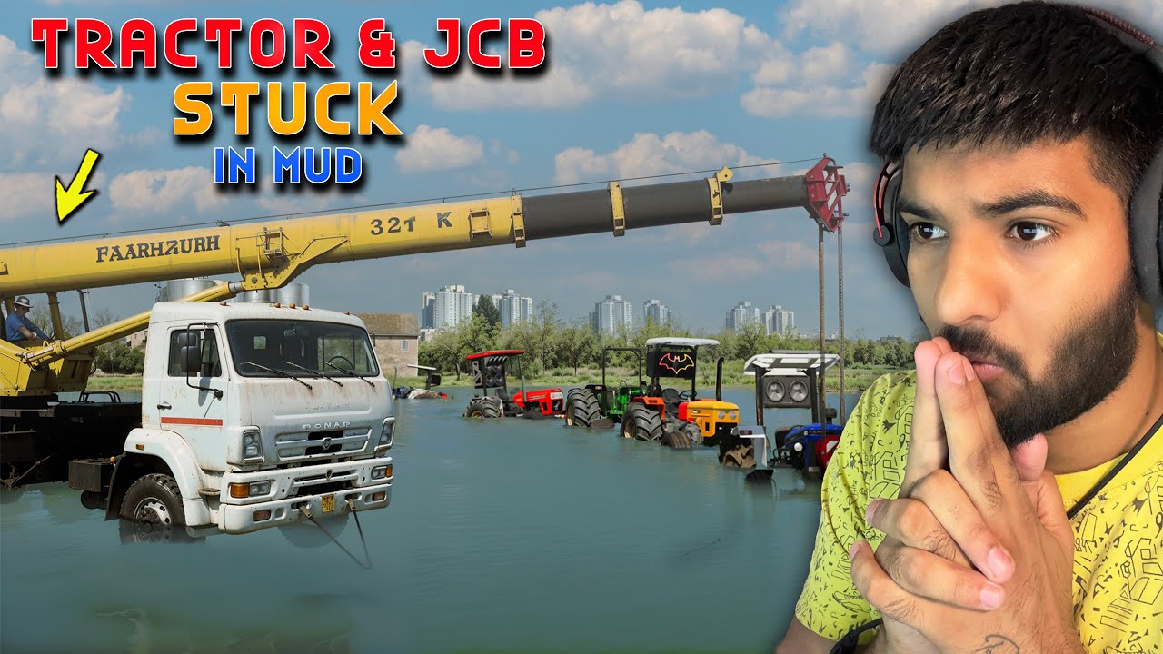 JCB & Tractor Stuck in Kaddo (MUD) 😐 PART 2 | FS22 | Happy Goldsmith