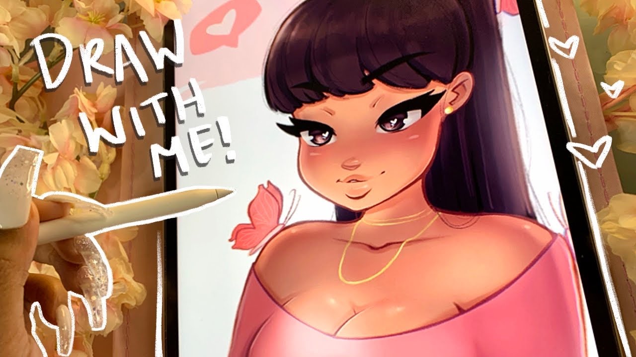 Draw with Me on iPad Pro 12.9 Procreate✏️✨| HAPPY NEW YEAR! 2021
