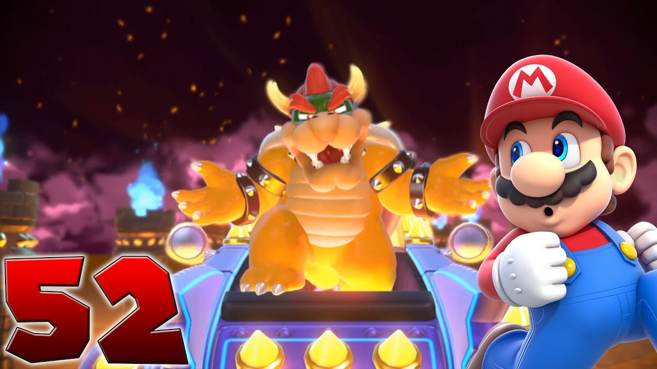 ✪ Super Mario 3D World ✪ | ۩-8 La Guarida Volcánica de Bowser | Audiocomentado [FULL HD / 3D]