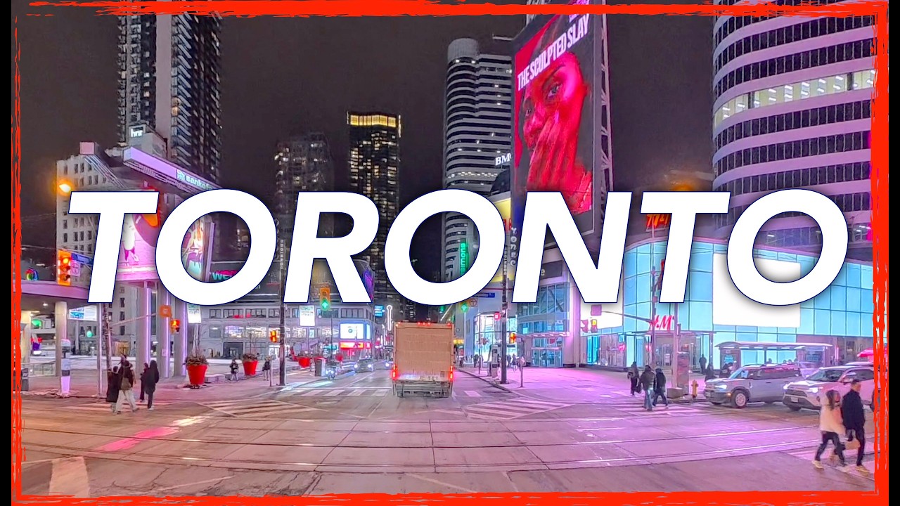 01/04/26 DOWNTOWN TORONTO - A RELAXING 4K DRIVING TOUR in a Ford F150 Raptor
