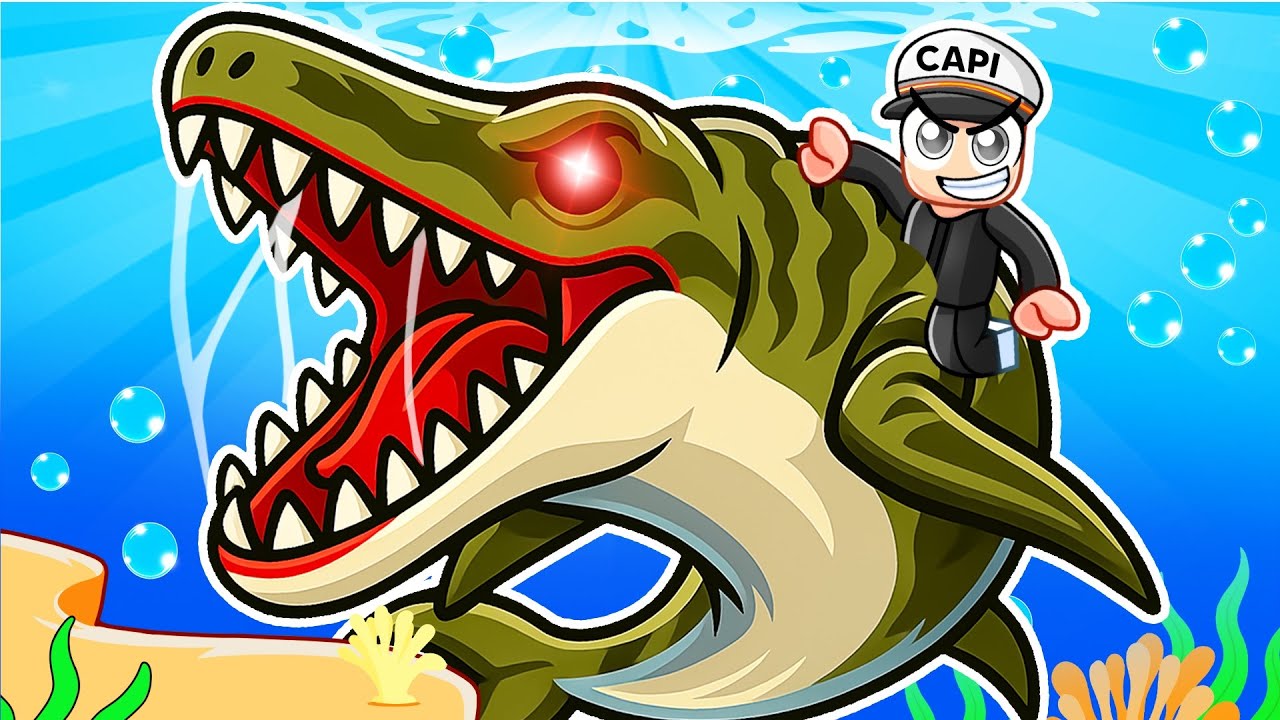 Becoming the REBIRTH MOSASAURUS in DINOSAUR SIMULATOR