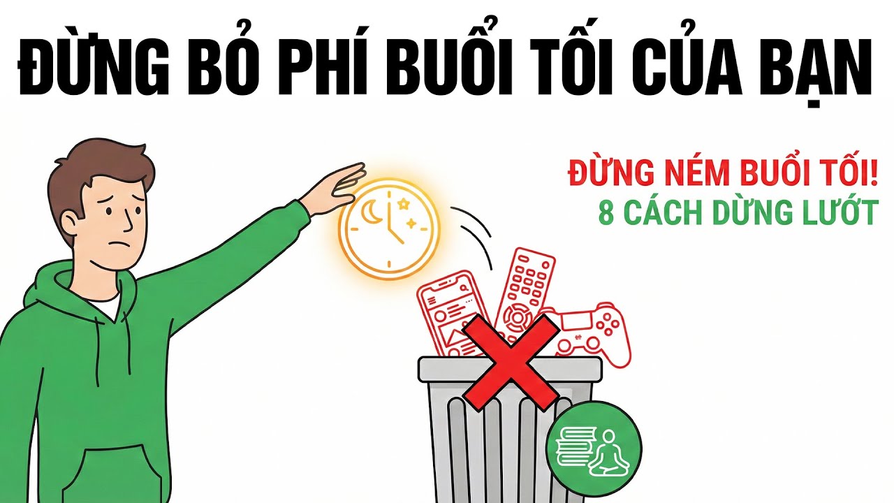 8 Thói Quen Chấm Dứt Lãng Phí Buổi Tối Sau Giờ Làm | Kỷ Luật Bứt Phá Mỗi Ngày