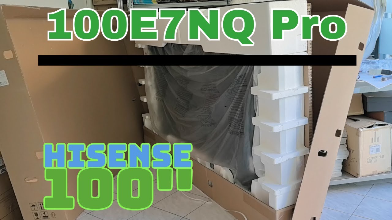 Giant 100-inch TV |  Hisense 100E7NQ Pro | Huge unboxing and review