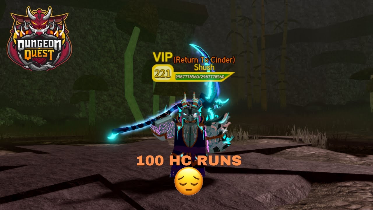 ROBLOX Dungeon Quest |100 HC Runs In Yokai Peak!
