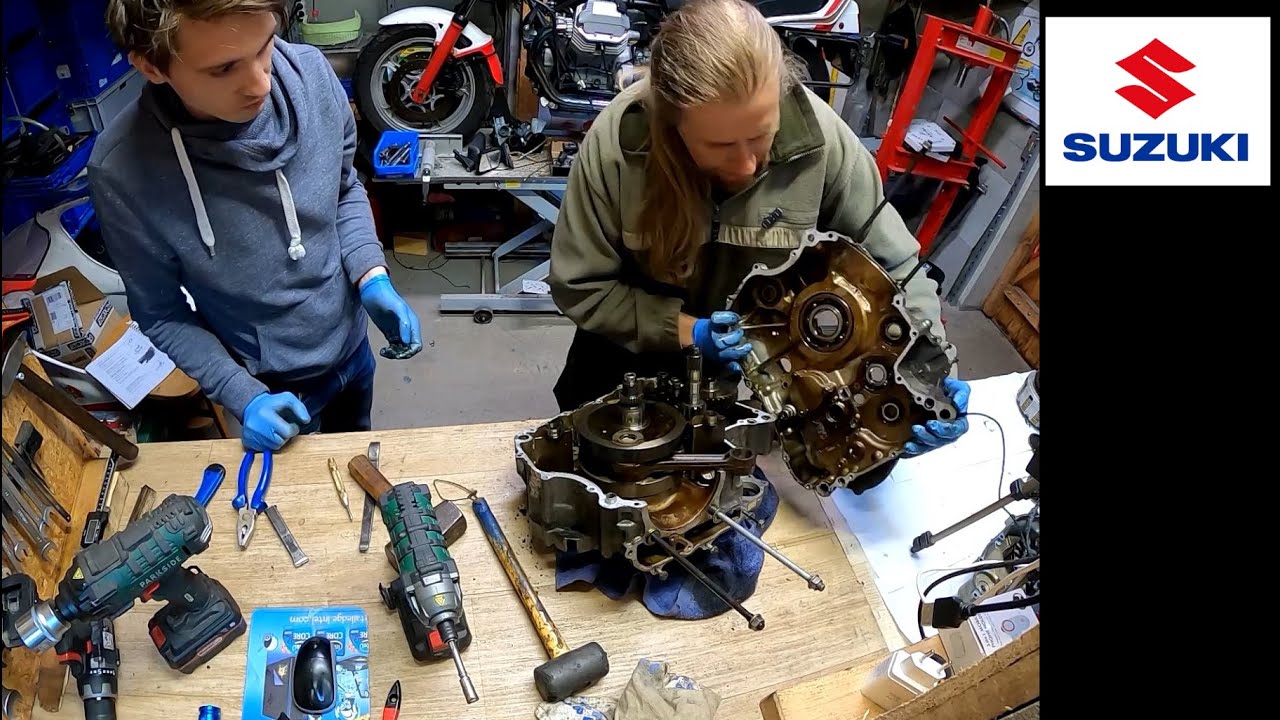 SUZUKI DR 800 BIG rozebrání a diagnostika motoru #2