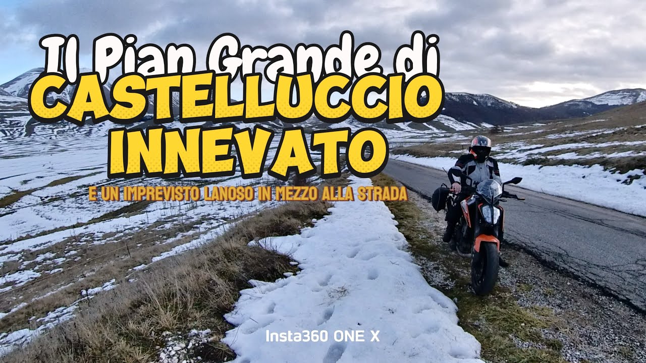 Il Pian Grande di Castelluccio innevato 