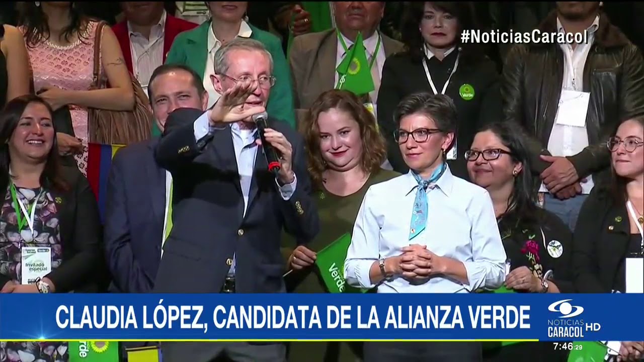 Claudia L&oacute;pez, proclamada como candidata presidencial por la Alianza Verde