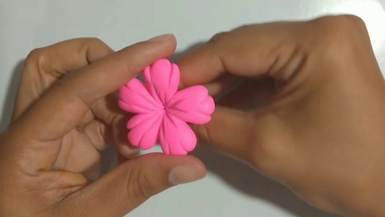 DYI- Flor de Hibisco em Biscuit