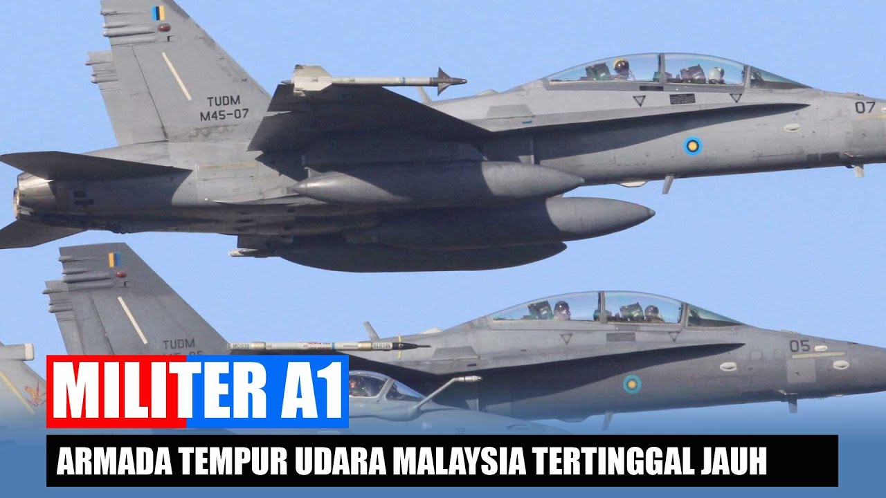 Bikin Malu! Armada Tempur Udara Malaysia Tertinggal jauh di kawasan ASEAN