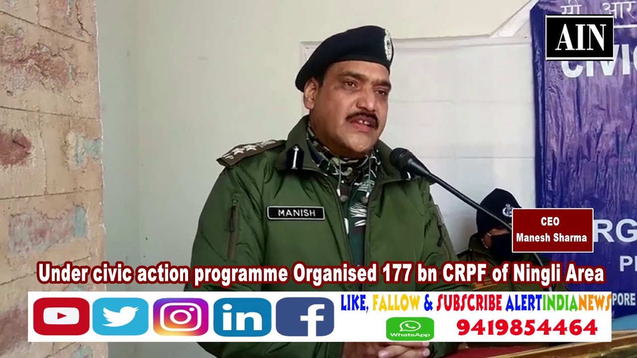Under civic action programme Organised 177 bn CRPF of Ningli Area