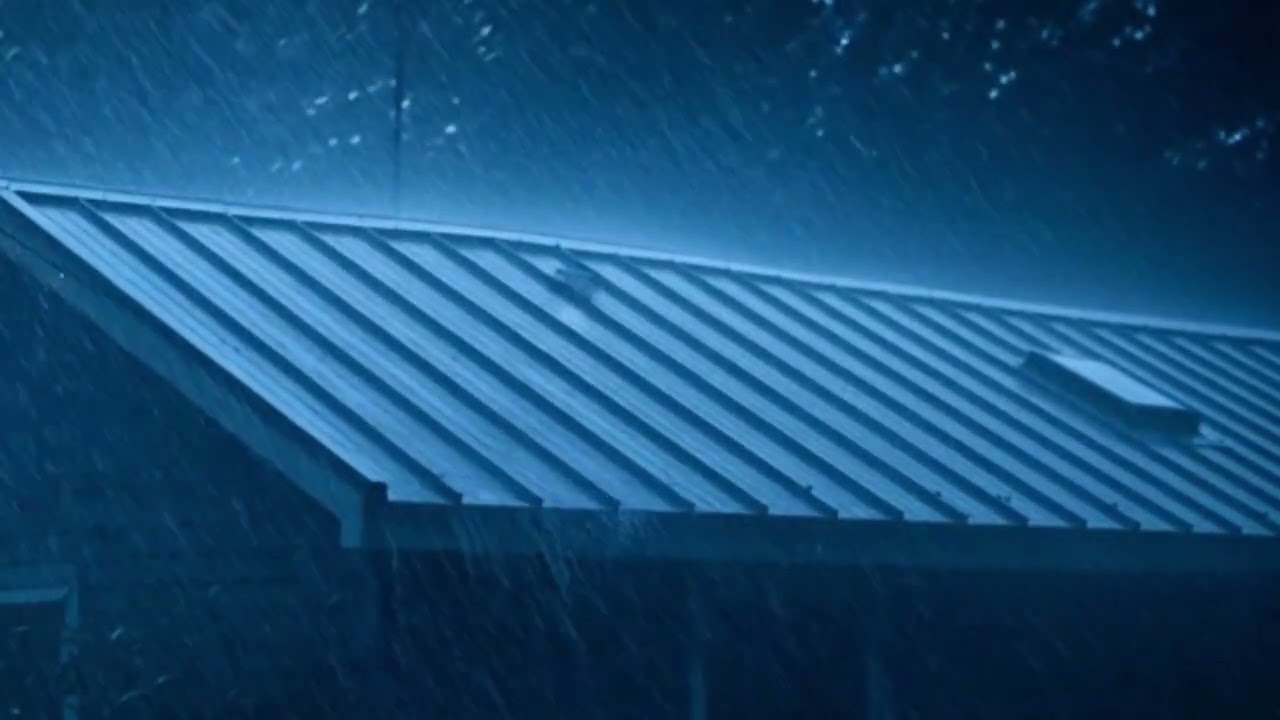 In 5 minutes you will fall asleep Heavy Rain on Cabin Roof – Rain Sounds for Deep Sleep and Insomnia