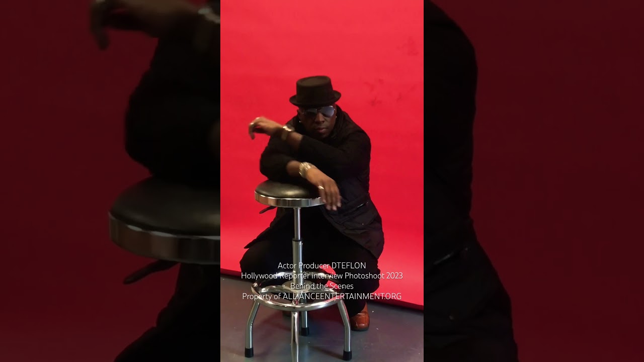 DTEFLON Hollywood Reporter Magazine Interview Shoot behind the scenes 2023
