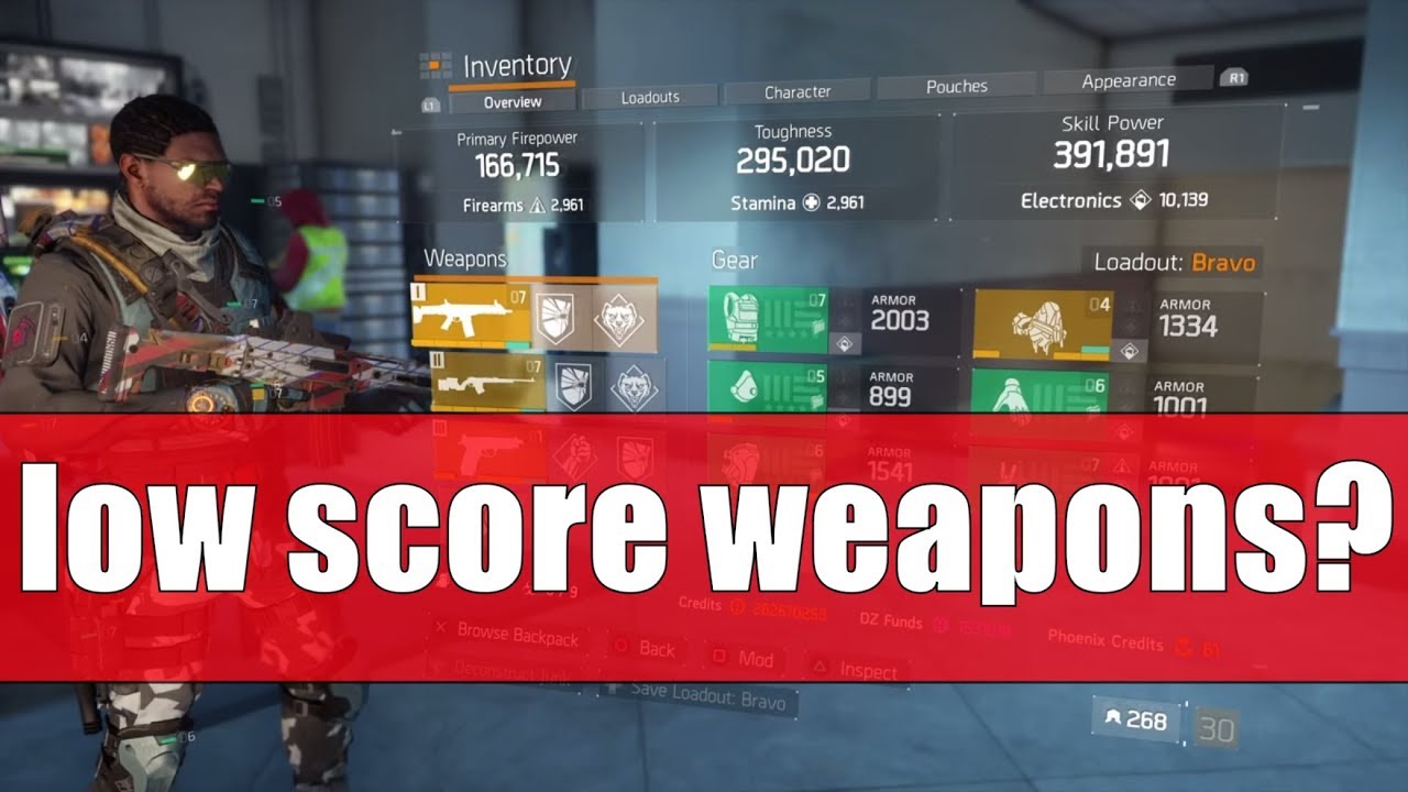 The Division 1.8.1 | HOW TO GET WEAPONS WITH LOW GEAR SCORE
