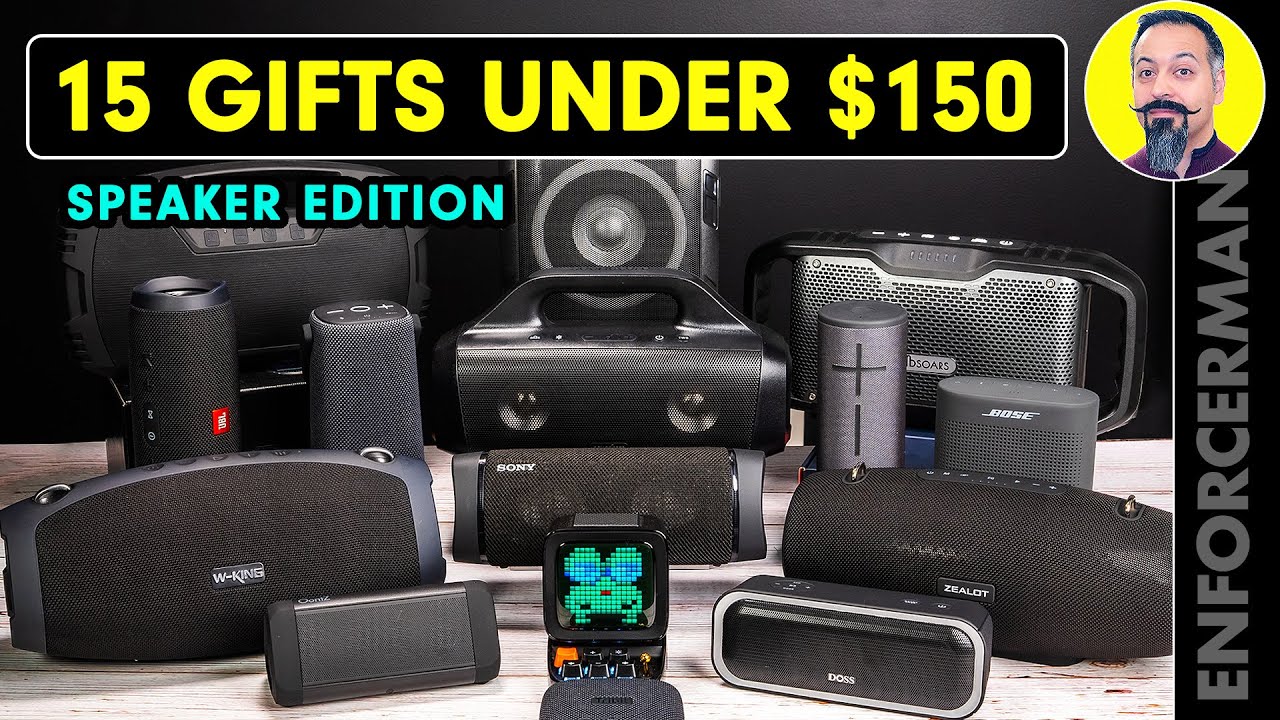 ULTIMATE BLUETOOTH SPEAKER TEST - BEST SPEAKERS UNDER $150 - GIFT GUIDE