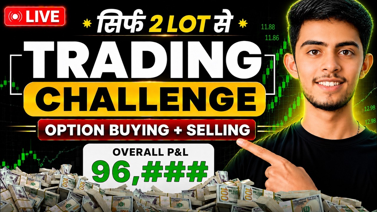 #Day1 Live Option Trading Challenge #Nifty | Only With 2 Lots | Live Scalping