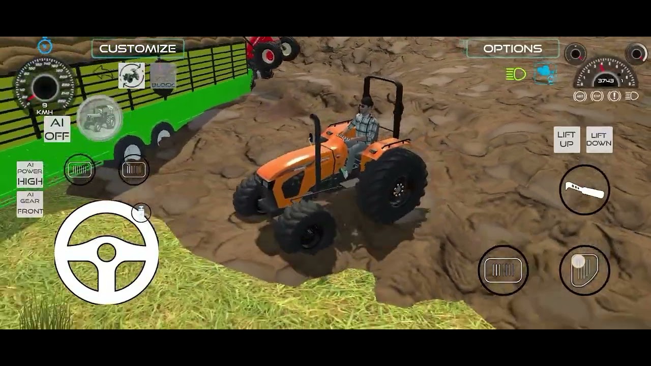 ⁉️इंडियन ट्रैक्टर टोच्न‼️Indian Vehicles simultor 3D‼️