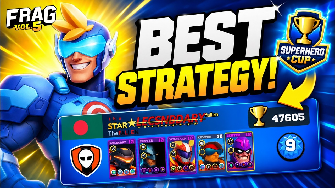 The Superhero Cup 🔥BEST STRATEGY💥 Frag Pro Shooter