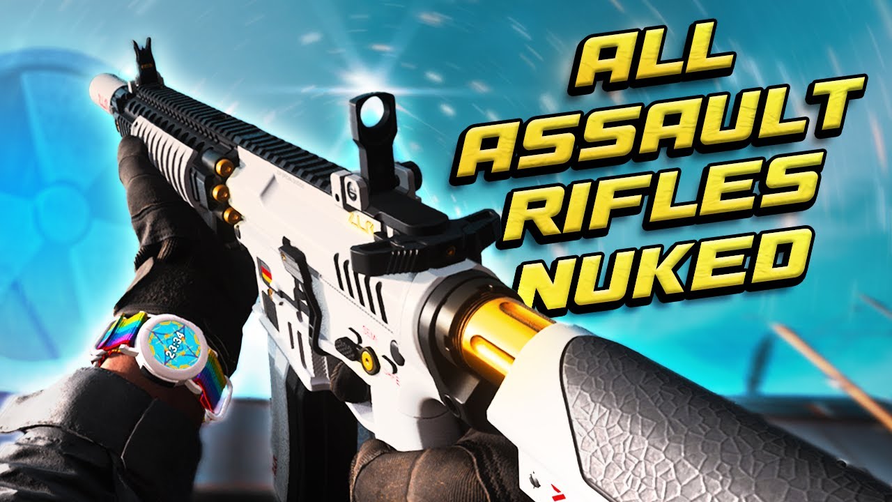 A NUKE With EVERY ASSAULT RIFLE in Modern Warfare In ONE Video!
